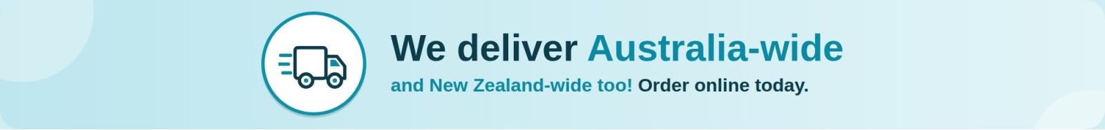 We deliver Australia Wide